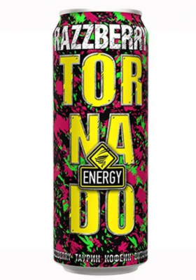 Напиток Tornade Energy Razzberry 0.45л